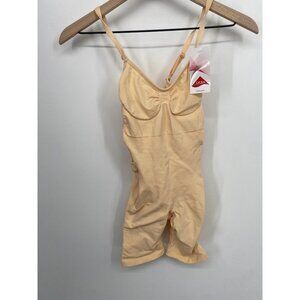 LYCRA BODY SUIT SLIMWEAR NUDE COLOR SIZE S/M NWT